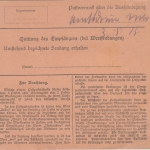 Bayern - Taufkirchen 1915 Frei d. Ablösung Paketkarte n. Erding