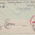 DR - Kraiburg 11.4.43 Luftpost-Einschreibebrief n. Frankreich Fremdarbeiter