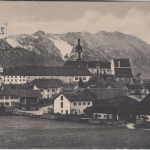 Bayern - Murnau Ortsansicht sw-AK gelaufen 1920