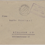 All.Bes. - Murnau 9.10.45 Gebühr bezahlt/Tace percue RM Rpf Ra4 Brief n. München