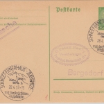 DR - Schneefernerhaus Zugspitze 28.4.37 Handwerbestempel 5 Pfg. Ganzsache