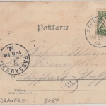 Bayern - Stegen a. Ammersee Bierbrauerei etc. Mehrbild-Farblitho gelaufen 1902