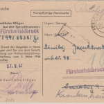 All.Bes. - Fürstenfeldbruck 6.6.47 Ortskarte Spruchkammer Entnazifizierung