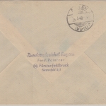 All.Bes./Kontrollrat - 75 Pfg. Stephan ua Einschreibebrief Fürstenfeldbruck 1948