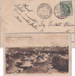 Ital. Libyen - 20 C. Freimarke Karte Tripolis - Forno di Omegna 1928