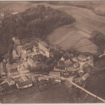 Bayern - Jetzendorf Schloss Luftaufnahme sw-AK gelaufen 1934