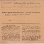 Bayern - 1,25/1 M. Ludwig/Freistaat Paketkarte Kösching - Göttersdorf 26.4.20