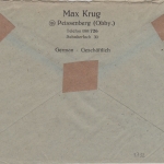 All.Bes./Kontrollrat - 1 M. Ziffer u.a. Einschreibebrief Peissenberg 1946