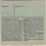 Bizone - 90+20 Pfg. Bauten Paketkarte Peißenberg - Hünfeld 1948