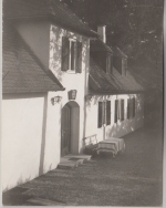 Bayern - Pöcking Marie-Heldrich-Heim Schullandheim sw-Fotokarte gelaufen 1962