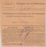 Bayern - 1 M. Ludwig/Freistaat u.a. Einschreibe-Paketkarte Feldafing 1919
