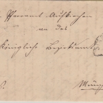 Bayern - Starnberg 15/7 HKS Dienstbrief Aufkirchen - München 1865