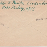 BRD - 200+190 Pfg. B&S Eilboten Einschreibebrief Pöcking - Erfurt 1987