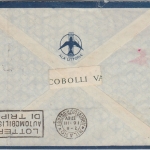 Ital. Eritrea - 1 L.+50 C. Flugpostmarken Luftpostbrief Addis Abeba 1937