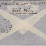Ital. Eritrea - 3x50 C. Flugpostmarke Luftpostbrief Addis Abeba - S. Nicolo 1939