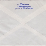 BRD - 2x500 Pfg. SWK Wertbrief Wolfhagen - hamburg 1995