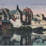 DR - Marburg 1.12.14 Feldpostkarte n. Darmstadt AK Lahnpartie/Universität