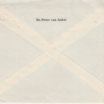 BRD - Düsseldorf 1955 20 Pfg. AFS "Dr. Peter van Aubel" Brief n. Kiel