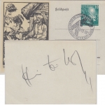 BRD - Düsseldorf 1949 Boxmeisterschaft Ten Hoff (Unterschrift !) Neusel SST