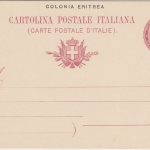 Ital. Eritrea - 10 C. Umberto Ganzsache ungebraucht