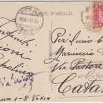 Ital. Eritrea - 20 C. Freimarke Karte (AK Djibuti) Dire Daua - Catania 1936