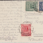 Italien/Ägäis - 30+25+20 C. Freimarken Karte Rhodos - Wandsbek 1938