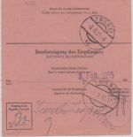 BRD - 40 Pfg. Heuss Postanweisung n. ÖSTERREICH Holzkirchen - Wien 1955