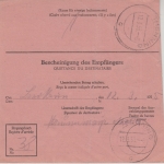 BRD - 50 Pfg. Heuss I Postanweisung n. ÖSTERREICH Gmund - Thenning 1955