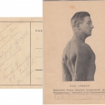 Bayern - Landshut Rudolf Ismayr Portraitkarte m. OU ca. 1935 Olympiasieger