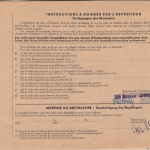 DDR - 1 M. Pieck u.a. Luftpost-Paketkarte n. BELGIEN Hohenstein-Ernstthal 1961