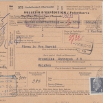 DDR - 3x1 MDM Ulbricht u.a. Paketkarte n. BELGIEN Großröhrsdorf 1965