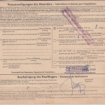 BRD - 4x2+1 M. Bauwerke Eilboten-Paketkarte n. BELGIEN Piding - Antwerpen 1969