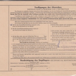 BRD - 2x3 M. Heuss u.a. Wertpaketkarte n. BELGIEN Pforzheim - Liege 1955