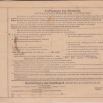 BRD - Starnberg 1958 12,20 M. Registrierkassen-Stpl. Paketkarte n Washington USA