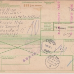 BRD - Illertissen 1976 7,80 M. Registrierkassen-Stpl. Paketkarte n. KROATIEN