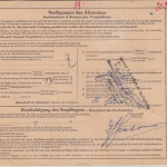 BRD - 3x3+2 M.+20 Pfg. Heuss Paketkarte n. BELGIEN Geisenheim - Brüssel 1961