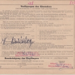 BRD - 2x3 M.+5 Pfg. Heuss Paketkarte n. BELGIEN Bonn-Tannenbusch - Brüssel 1961
