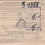 BRD - 4x1 M.+10 Pfg. Bauwerke Paketkarte n. BELGIEN Sennestadt - Herbesthal 1965