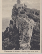 San Marino - 25 C. Delfico Bogenecke u.a. Karte n. Soltau 1935