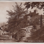 San Marino - 5 C. 12 J. Faschistische Partei u.a. Karte n. Wien 1934