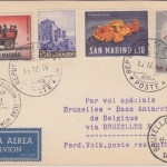 San Marino - 10 L. Meersfauna u.a., Lupo-Karte n. Base de Baudouin 1966