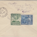 Malta - 2x2 1/2 + 1/2 P. Freimarken Einschreibebrief n. FRANKREICH Valletta 1939