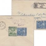 Malta - 2x2 1/2 + 1/2 P. Freimarken Einschreibebrief n. FRANKREICH Valletta 1939