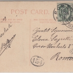 Malta - 2x1/2 P. Eduard VII. Karte n. ITALIEN Valletta - Rom 1909