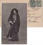 Malta - 2x1/2 P. Eduard VII. Karte n. ITALIEN Valletta - Rom 1909