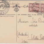 Malta - 2x1/4 P. Freimarke Drucksache (AK Maxim Gun) n. ÖSTERREICH Valletta 1909