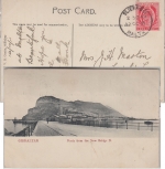 Malta - 1P. Eduard VII. Ansichtskarte (Felsen) Sliema - London 1911