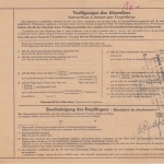 BRD - 3x80 Pfg. Heuss II Paketkarte n. BELGIEN Eßlingen-Mettingen - Brüssel 1961