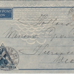 Niederl. Indien - 30 C. Flugpostmarke u.a. Luftpostbrief Sragen - Weesp 1934