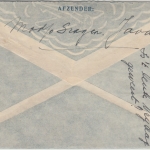 Niederl. Indien - 30 C. Flugpostmarke u.a. Luftpostbrief Sragen - Weesp 1934